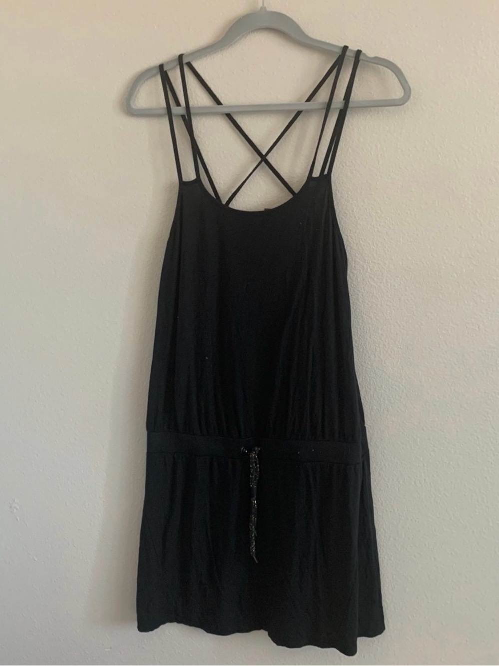 Victoria's Secret Black Strappy Mini Dress